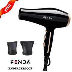 FENDA FNDSACKR0003 - 2300W Profosyonel Saç Kurutma Makinası - Siyah