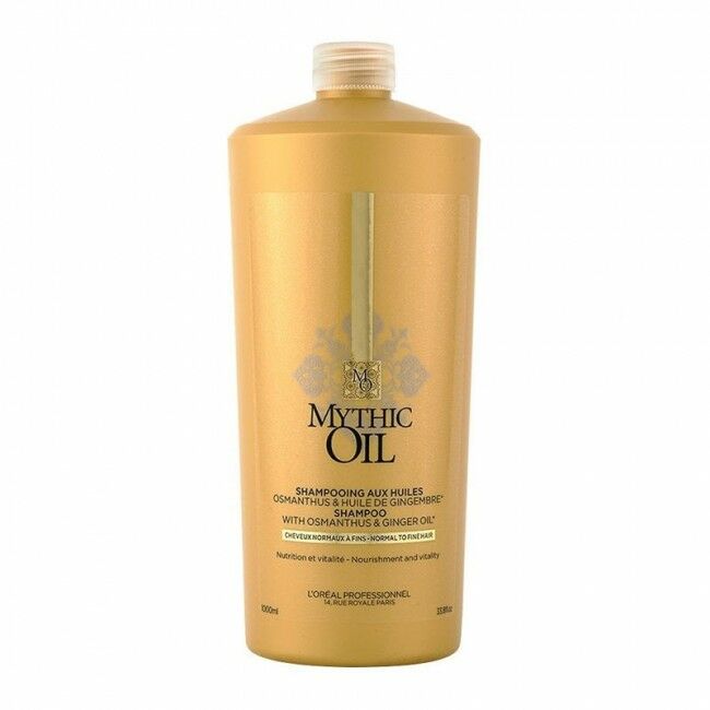 Loreal Mythic Oil - İnce ve Normal Telli Saçlar İçin Besleyici ve Güçlendirici Parlaklık Şampuanı 1000 Ml.