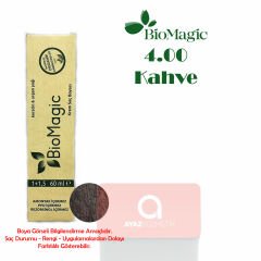 Biomagic Amonyaksız Doğal İçerikli Saç Boyası 60 Ml. - 4.00 Kahve