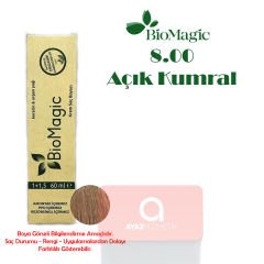 Biomagic Amonyaksız Doğal İçerikli Saç Boyası 60 Ml. - 8.00 Açık Kumral