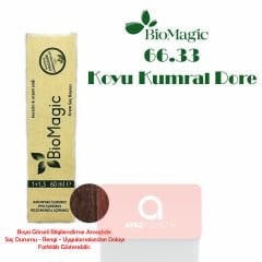 Biomagic Amonyaksız Doğal İçerikli Saç Boyası 60 Ml. - 66.33 Koyu Kumral Dore