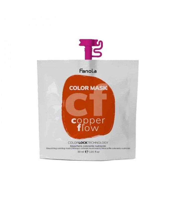 Fanola Color Mask - Besleyici ve Renklendirici Bakım Maskesi 30 Ml. - Copper Flow