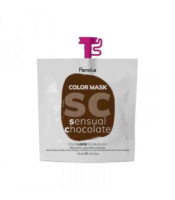 Fanola Color Mask - Besleyici ve Renklendirici Bakım Maskesi 30 Ml. - Sensual Chocolate