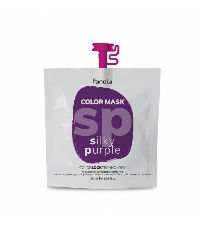 Fanola Color Mask - Besleyici ve Renklendirici Bakım Maskesi 30 Ml. - Silky Purple