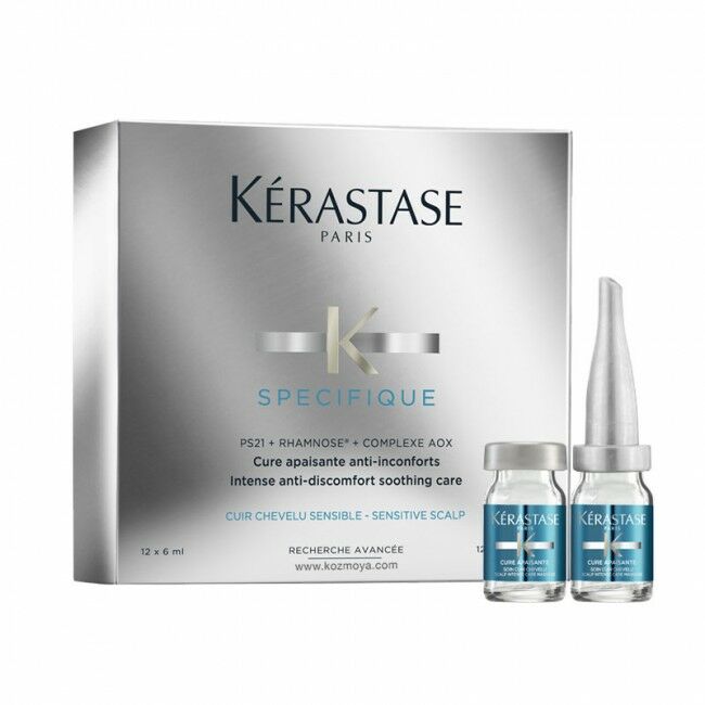 Kerastase Specifique Dermo Calm Care Set - Hassas Baş Derisi Rahatlatıcı ve Yatıştırıcı Yoğun Kür 12*6 Ml.