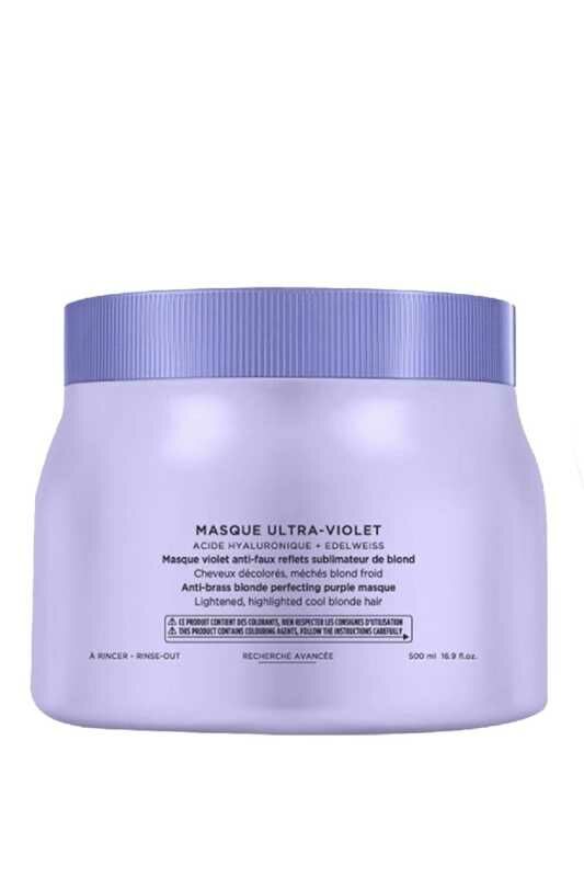 Kerastase Blond Absolu Masque Ultra-Violet Mask -  İşlem Görmüş Saçlar İçin Mor Bakım Maskesi 500 Ml.