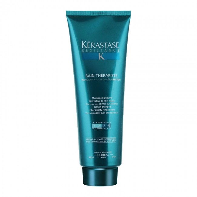 Kerastase Resistance Bain Therapiste 3-4 Shampoo - Aşırı Yıpranmış ve İşlem Görmüş Saçlar İçin Onarıcı Şampuan 450 Ml.