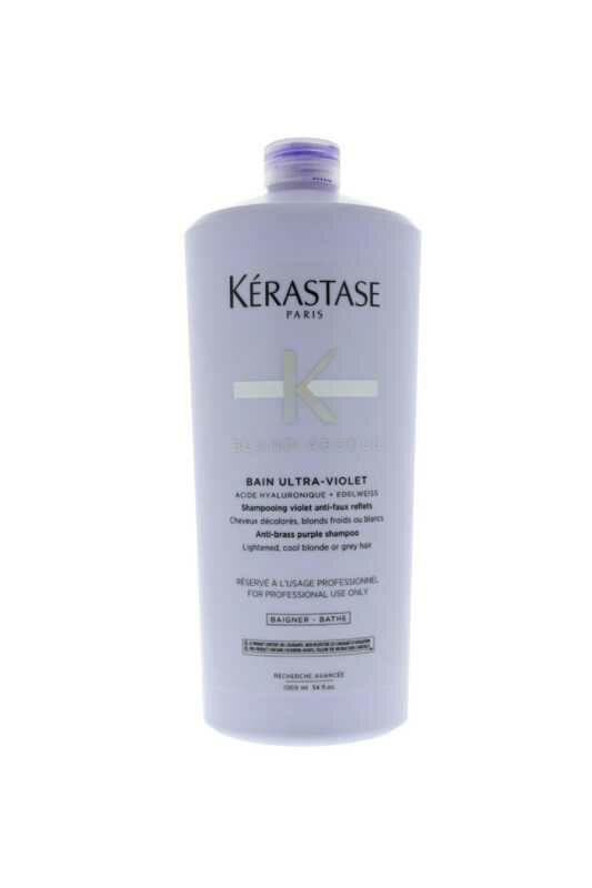 Kerastase Blond Absolu Bain Ultra Violet Shampoo - İşlem Görmüş Saçlar İçin Mor Şampuan 1000 Ml.