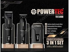 Powertech TR5400 - Sakal + Ense & çizim - Elekli Sıfırlama Makinası 3ü 1 Arada