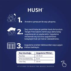 Hush Tangle Free Smootihng Solution - Sakinleştirici Keratin Bakım 1.000 ml