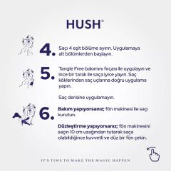 Hush Tangle Free Smootihng Solution - Sakinleştirici Keratin Bakım 1.000 ml