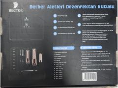 Hector Santitizer Box - Berber Aletleri Dezenfektan Kutusu ve Organizer