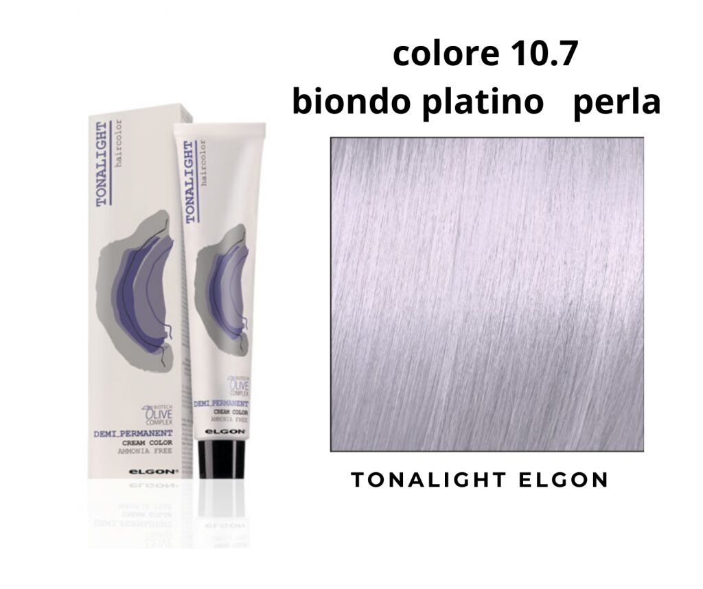 Elgon TonaLight - Geçiş ve Uç Boyası - 10.7 - İnci Platin - Platino Perla