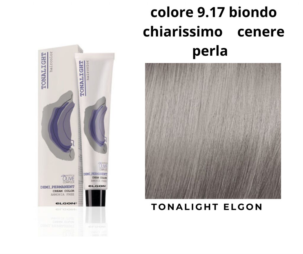 Elgon TonaLight - Geçiş ve Uç Boyası -9.17 - İnci Küllü Çok Açık Sarı - Bıondo Chıarıssımo Cenere Perla