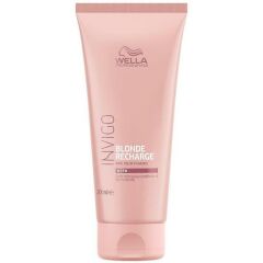 Wella Invigo Blonde Recharge Warm Blonde Conditioner - İşlem Görmüş Saçlar İçin Bakım Kremi 200 Ml.