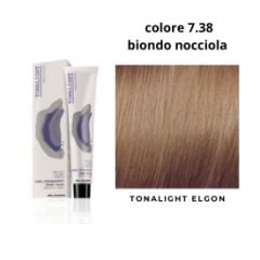 Elgon TonaLight - Geçiş ve Uç Boyası - 7.38 - Kumral Altın Fındık Kabuğu  - Bıondo Noccıola