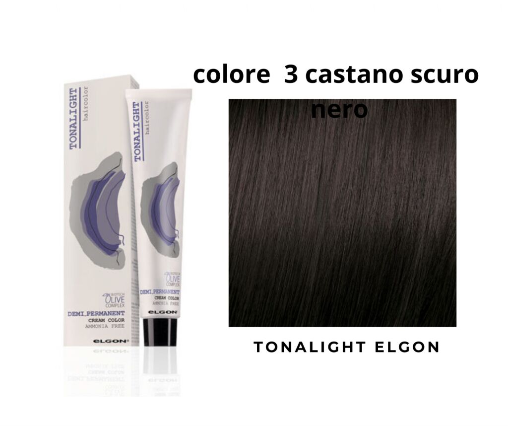 Elgon TonaLight - Geçiş ve Uç Boyası - 3 - Koyu Kestane - Castano Scuro