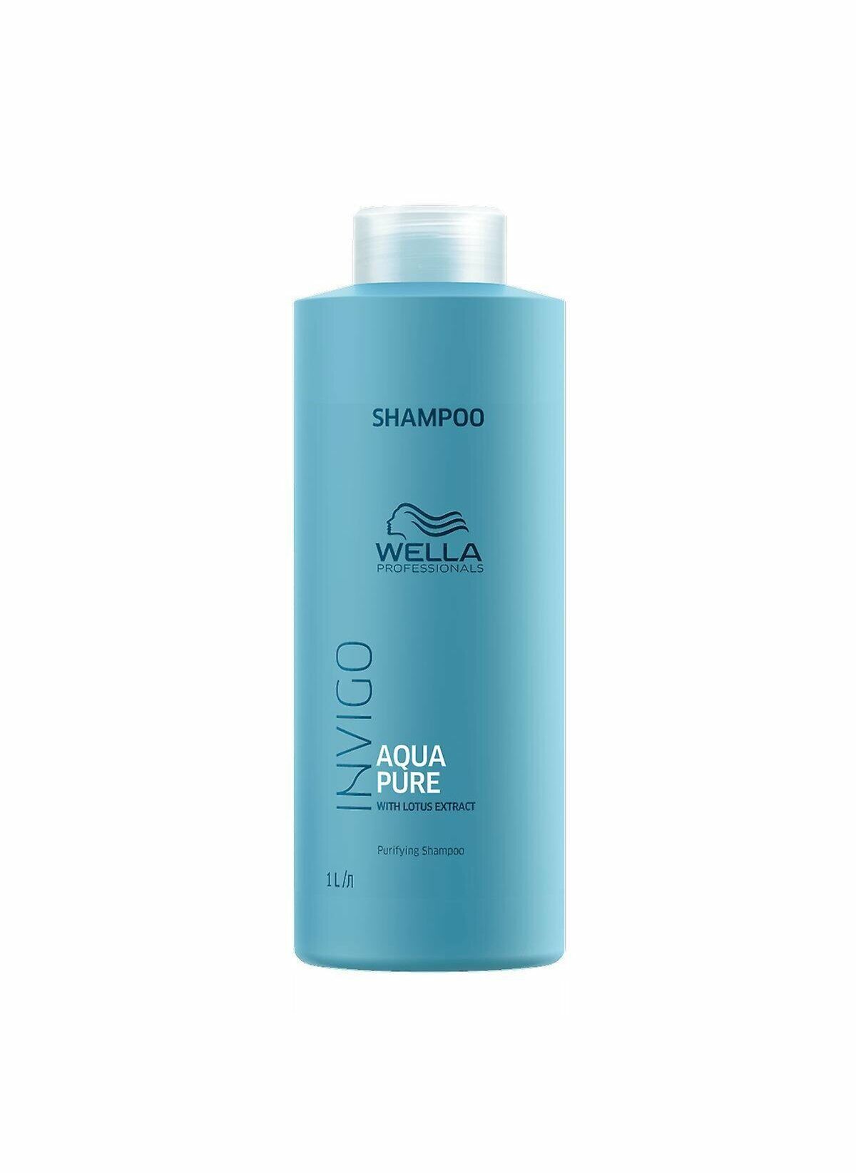 Wella Invigo Aqua Pure Shampoo - Saç Derisi Problemleri İçin Arındırıcı Bakım Şampuanı 1000 Ml.