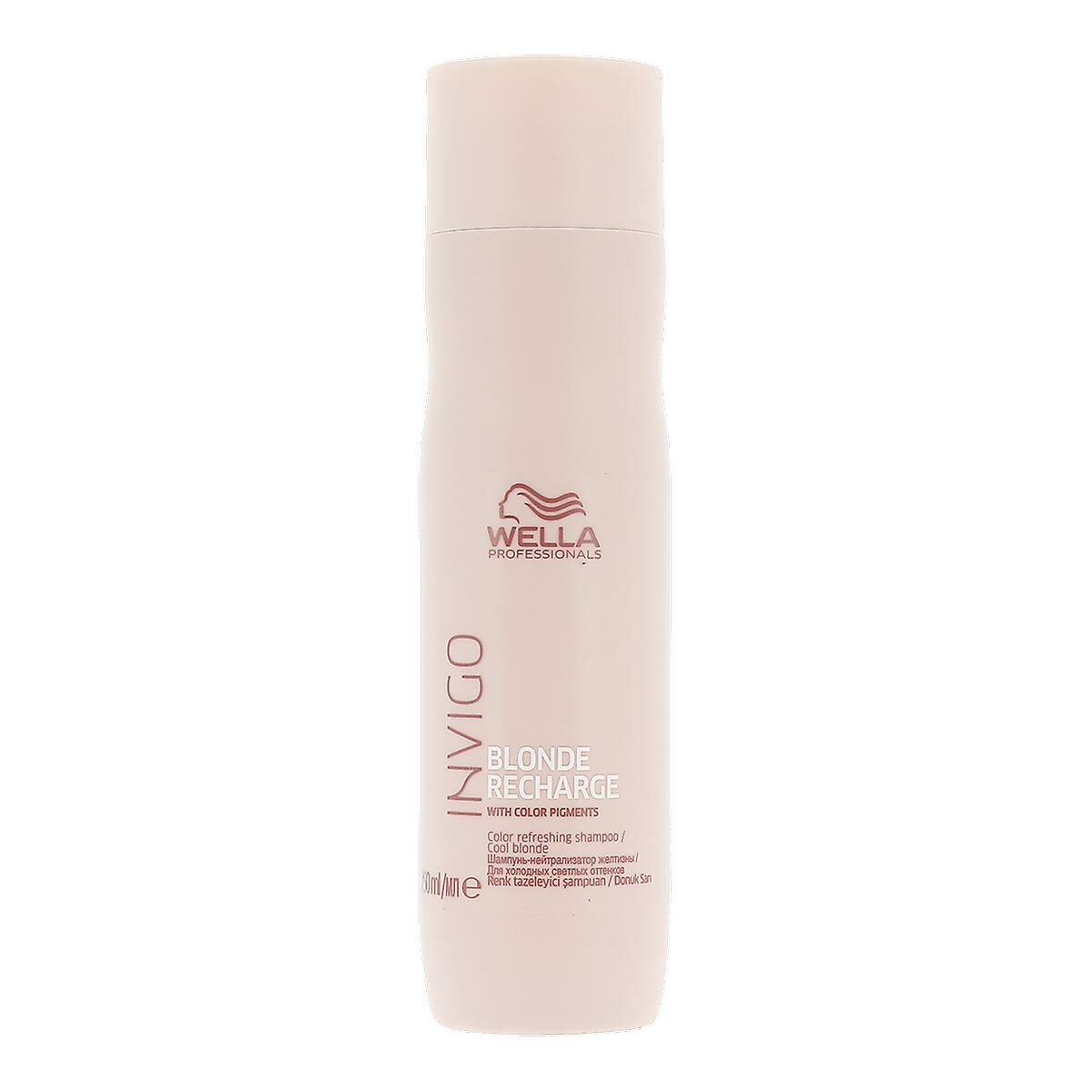 Wella Invigo Blonde Recharge Cool Blonde Shampoo - İşlem Görmüş Saçlar İçin Mor Şampuan 250 Ml.