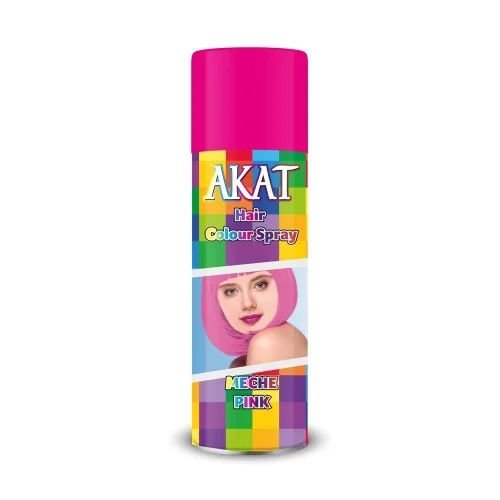 AKAT - Renkli Saç Spreyi Meche Pink - Pembe 96 gr.