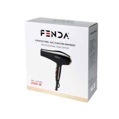 FENDA FNDSACKR0003 - 2300W Profosyonel Saç Kurutma Makinası - Siyah