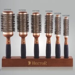 Hector Vent Point Saç Fırçası Seti - 6 Boy Fırça ve Stand