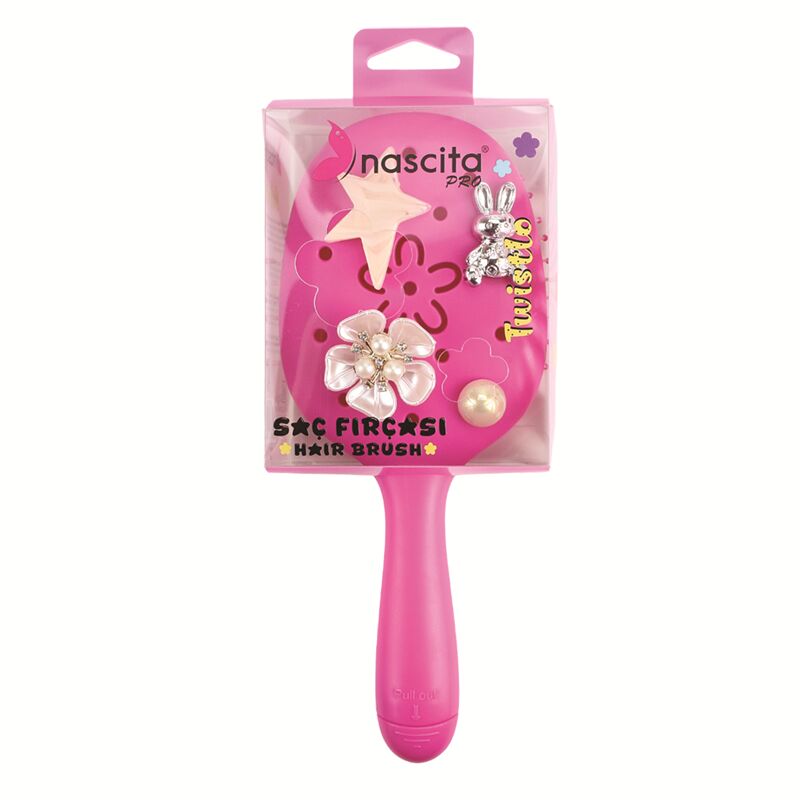 NASCİTA PRO - Twistlo - Çarm Takılabilir Fırça - PEMBE
