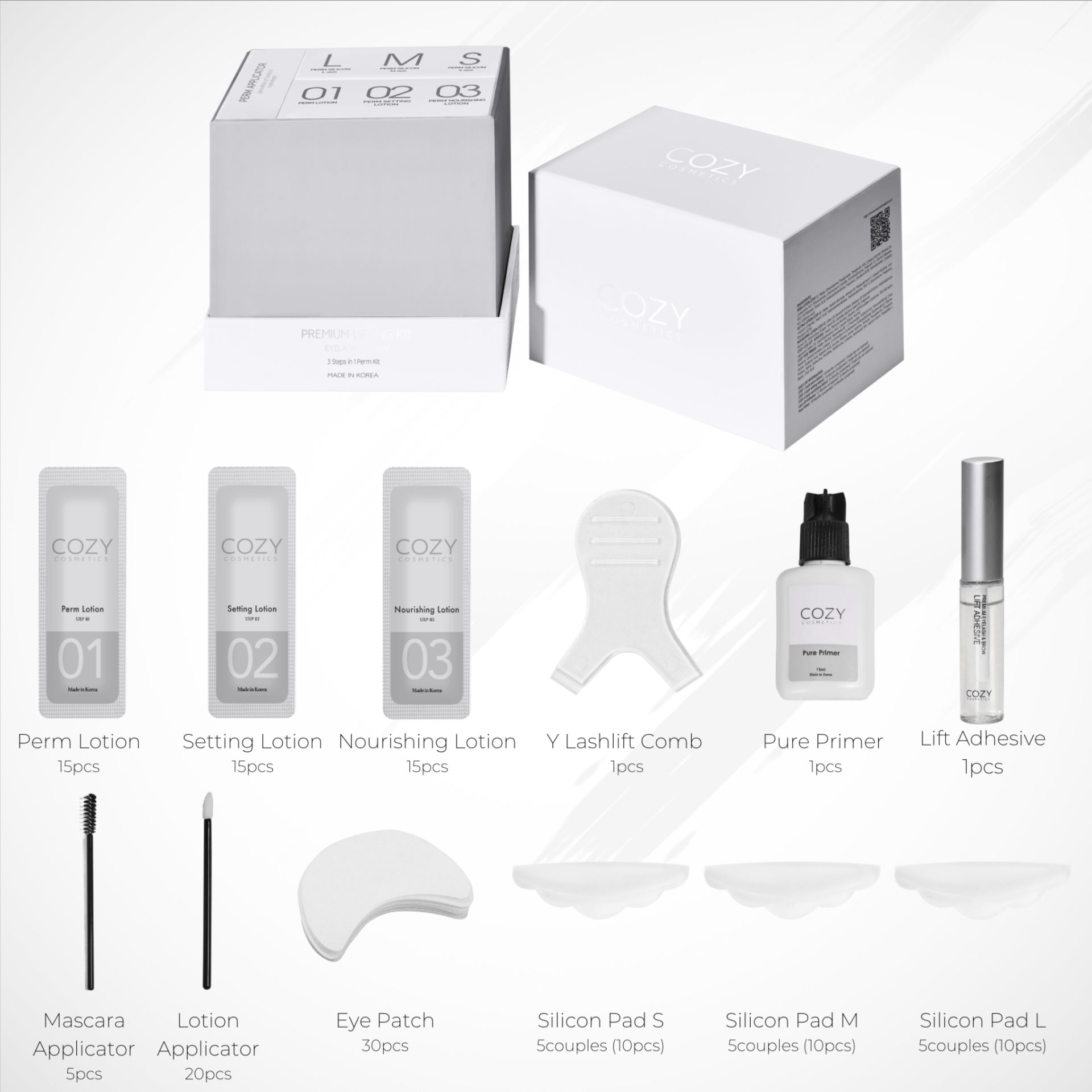 COZY COSMETİC PREMIUM LİFTİNG KİT - KİRPİK LİFTİNG 60 KULLANIM
