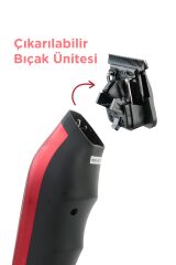 FENDA - Profonyonel Sakal Kesme Makinesi - FNDSKLKS0004 KIRMIZI