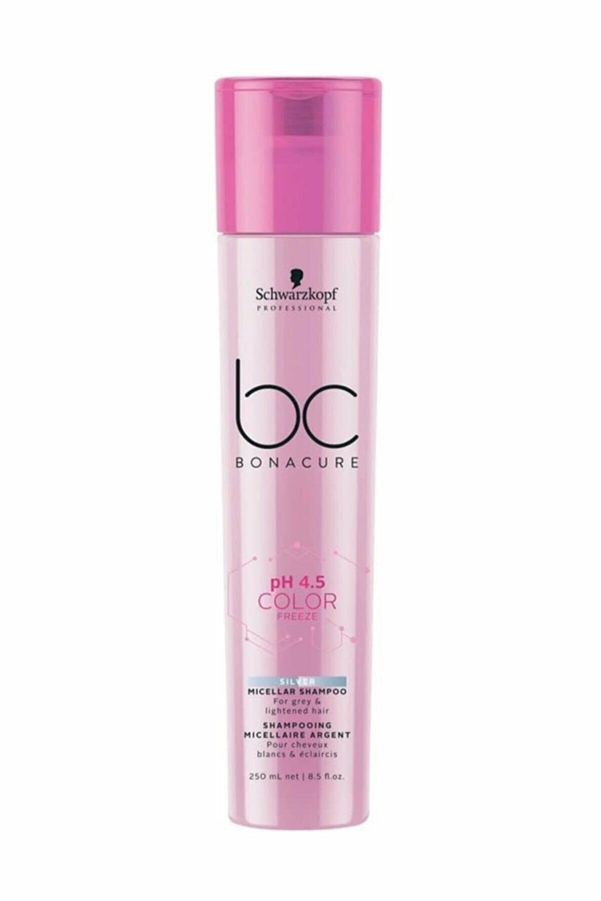 Schwarzkopf BC Bonacure Color Freeze - Beyaz ve Gri Saçlar İçin Gümüş Yansıma Şampuanı 250 Ml.