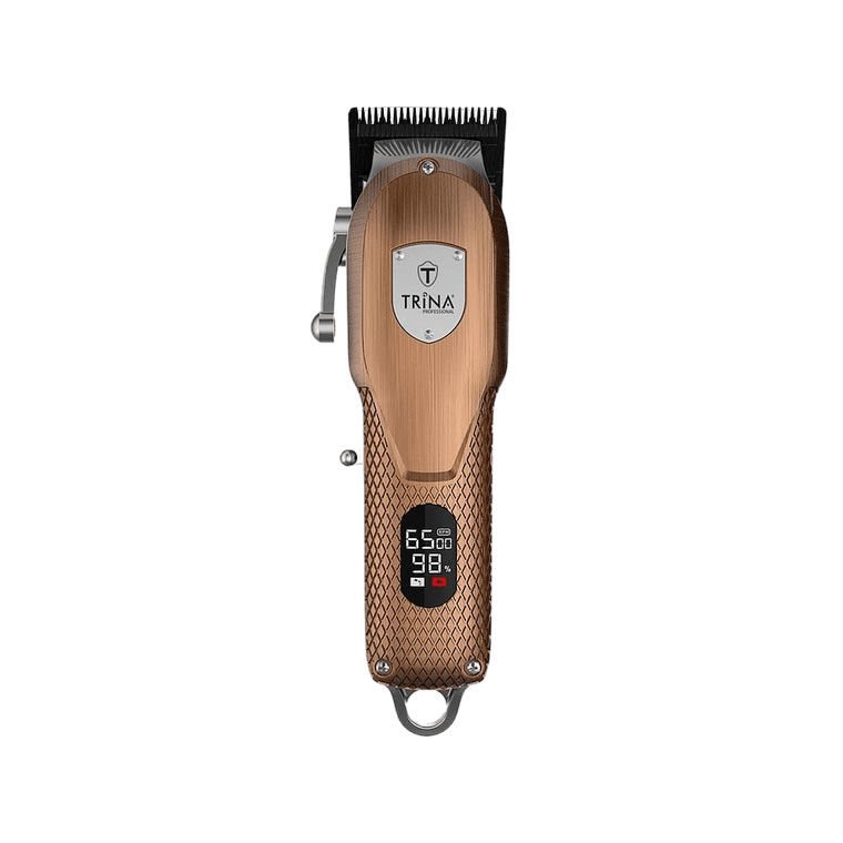 Trina TRNSACKS0045 Bronz - Profesyonel Saç ve Ense Tıraş Makinesi Bronz