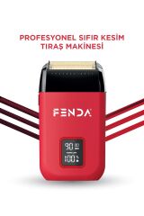 FENDA - Profonyonel Sakal Kesme Makinesi Elekli - FNDSKLKS0008RD1 - KIRMIZI