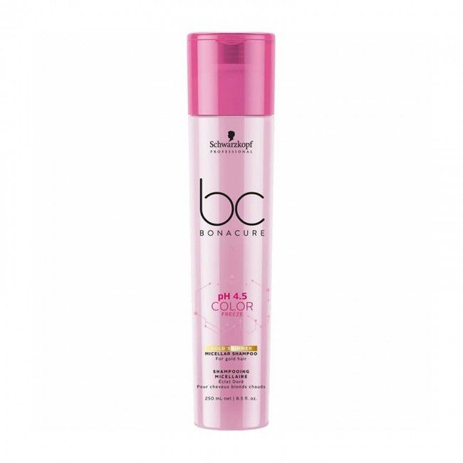 Schwarzkopf BC Bonacure PH 4.5 Color Freeze Gold Shimmer - Sarı Saçlar İçin Renk Tazeleyici Bakım Şampuanı 250 Ml.