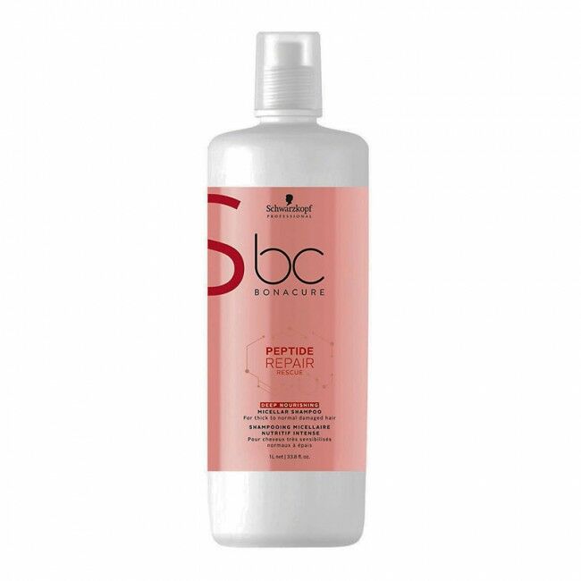 Schwarzkopf BC Bonacure Peptide Deep Nourishing - Aşırı Yıpranmış Saçlar İçin Acil Kurtarma Bakım Şampuanı 1000 Ml.
