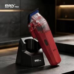 MRD HC-666 Cyborg Track Profosyonel Saç Kesme Maknesi - KIRMIZI