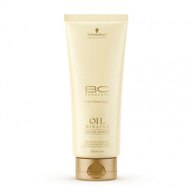 Schwarzkopf BC Bonacure Oil Miracle - İnce Telli Saçlar İçin Marula Yağlı Hafif Şampuan 200 Ml.