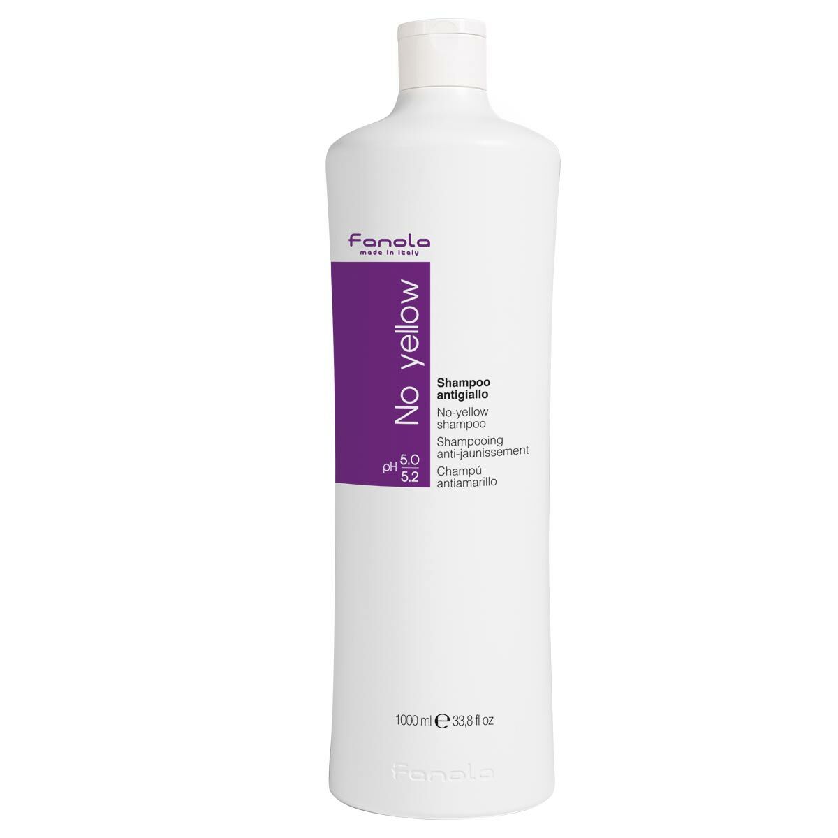 Fanola No Yellow Shampoo - Tüm Saçlar için Sarı Önleyici Şampuan 1000 Ml.