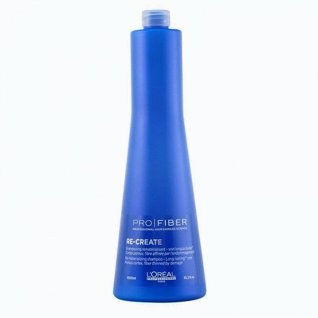 Loreal Pro Fiber Re-Create - Yıpranarak İncelmiş Saçlar İçin Onarıcı ve Dolgunlaştırıcı Bakım Şampuanı 1000 Ml.